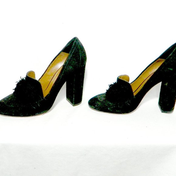 Aquazzura Wild Thing Fringe Black Pumps EU 38.5 - Picture 5 of 8